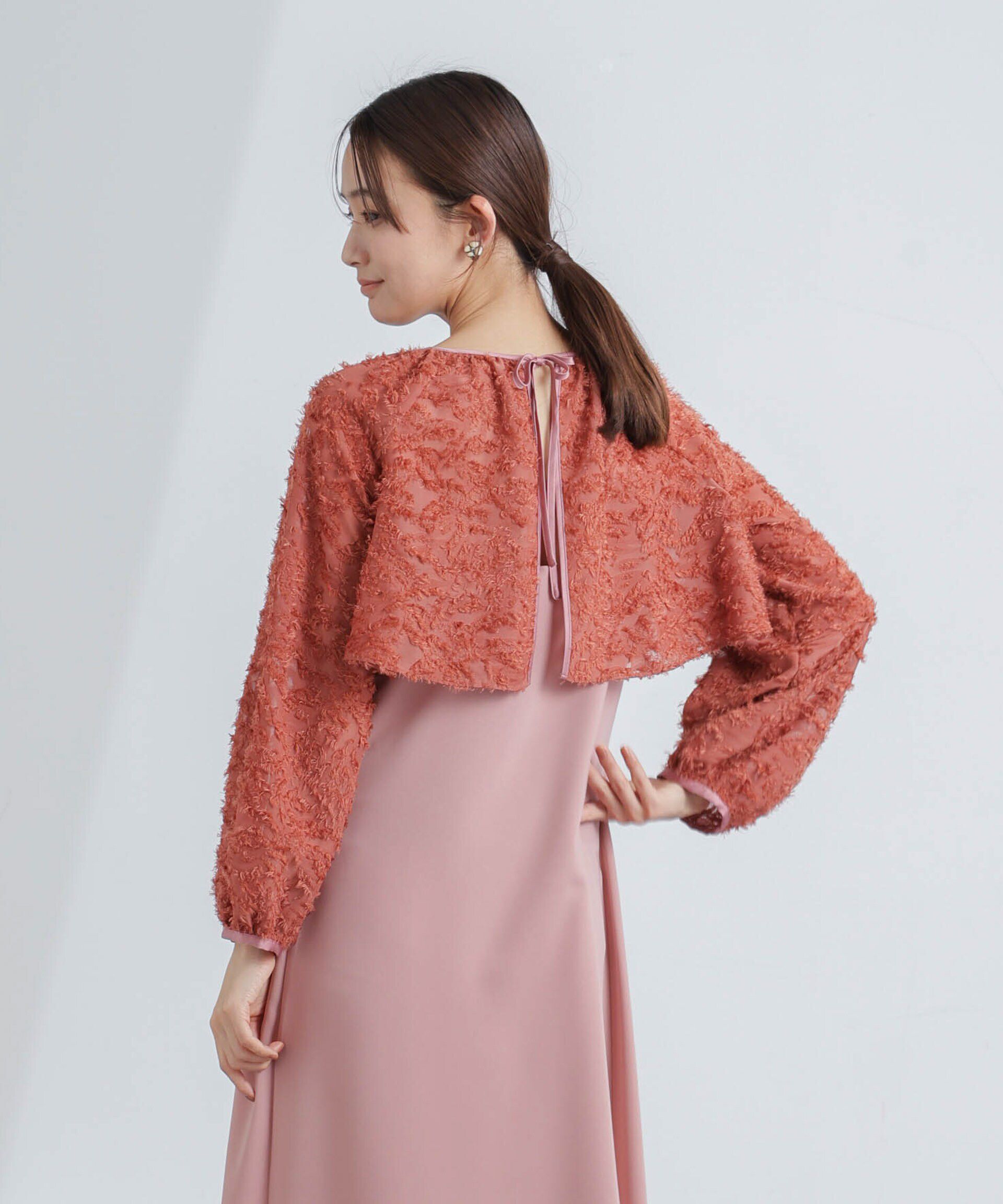 nano･universe「前後2WAYボレロ付きキャミワンピース」|ワンピース|