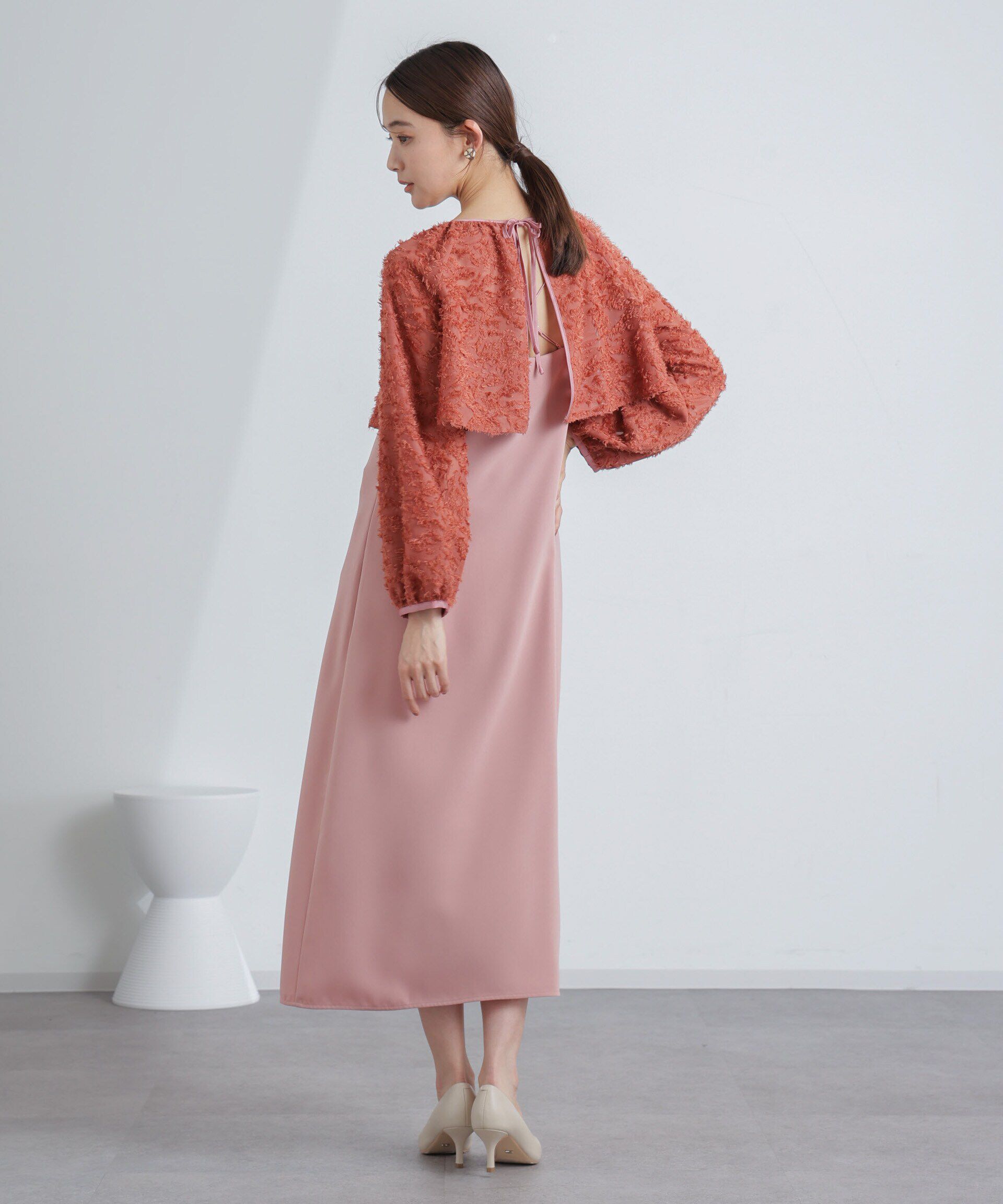 nano･universe「前後2WAYボレロ付きキャミワンピース」|ワンピース|