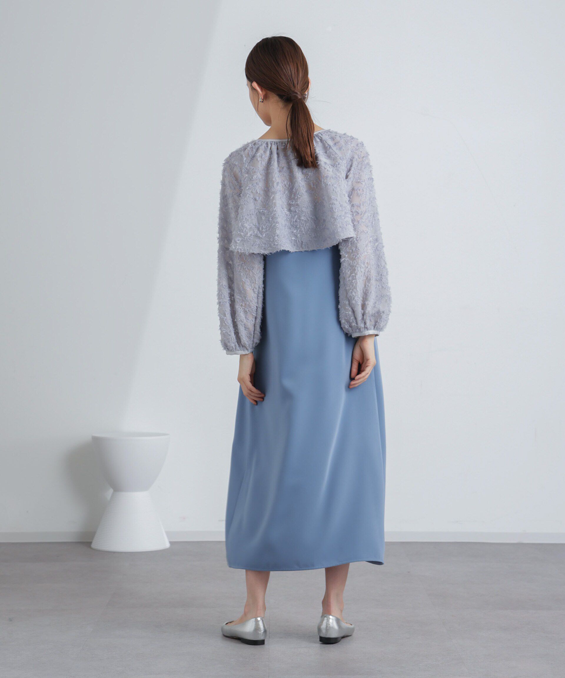 nano･universe「前後2WAYボレロ付きキャミワンピース」|ワンピース|