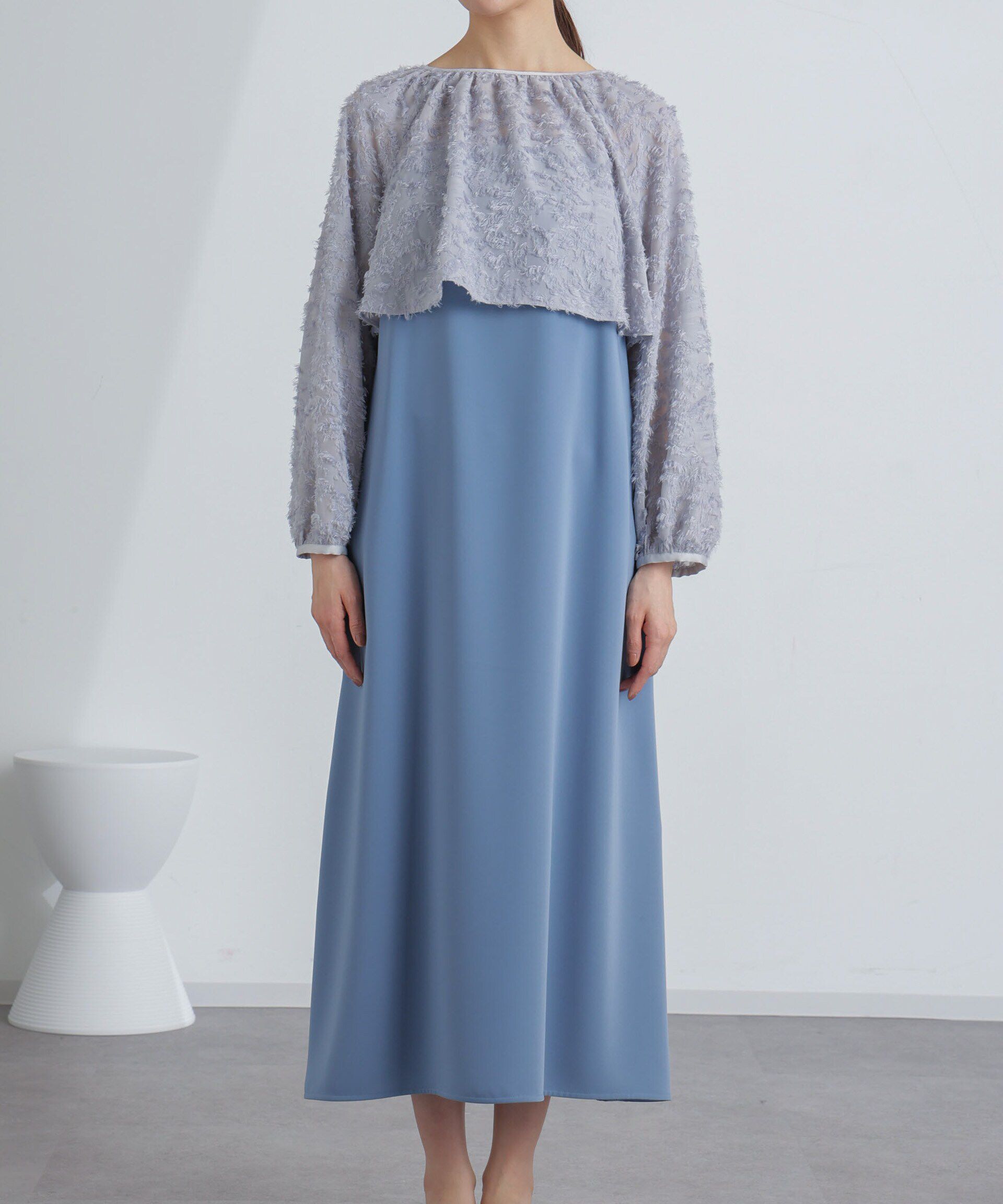 nano･universe「前後2WAYボレロ付きキャミワンピース」|ワンピース|