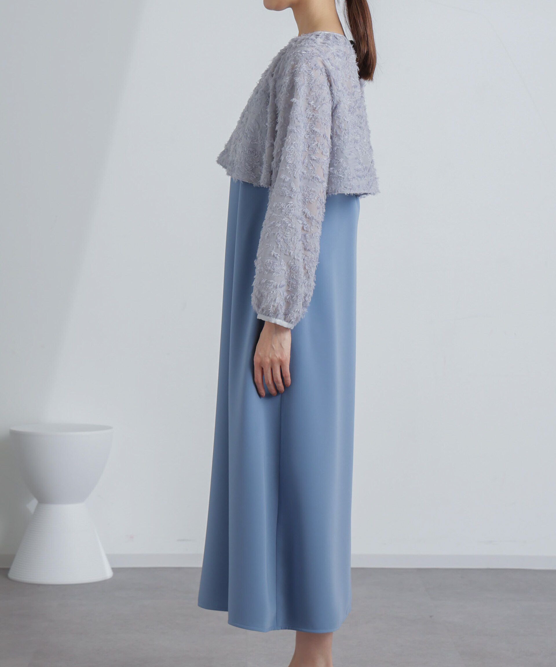 nano･universe「前後2WAYボレロ付きキャミワンピース」|ワンピース|