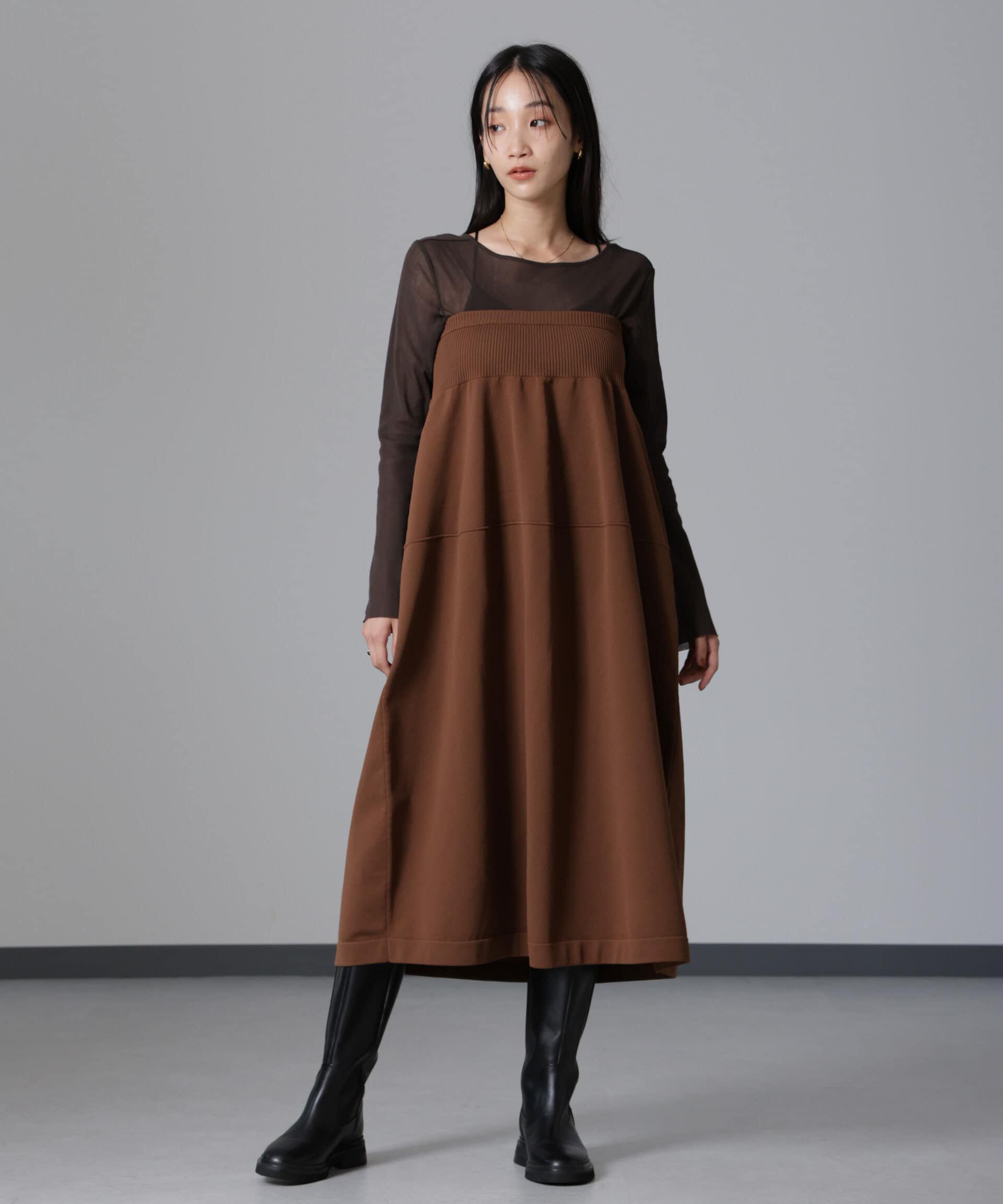 nano･universe「2WAYベアニットスカート (セットアップ可)」|スカート|