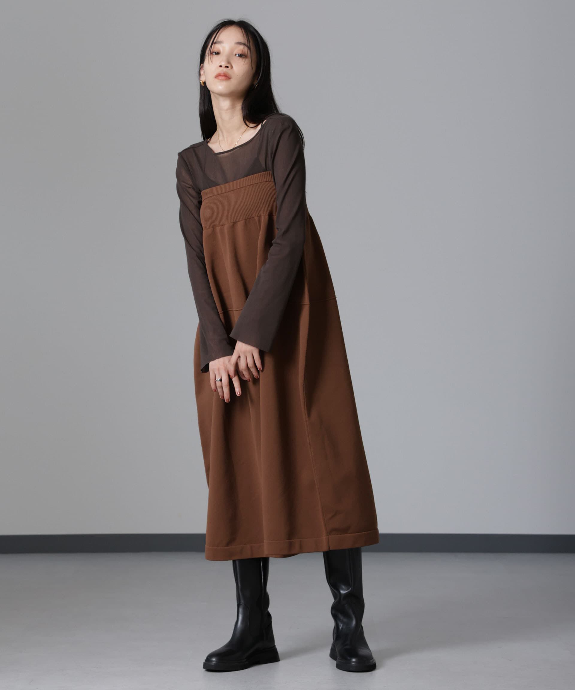 nano･universe「2WAYベアニットスカート (セットアップ可)」|スカート|