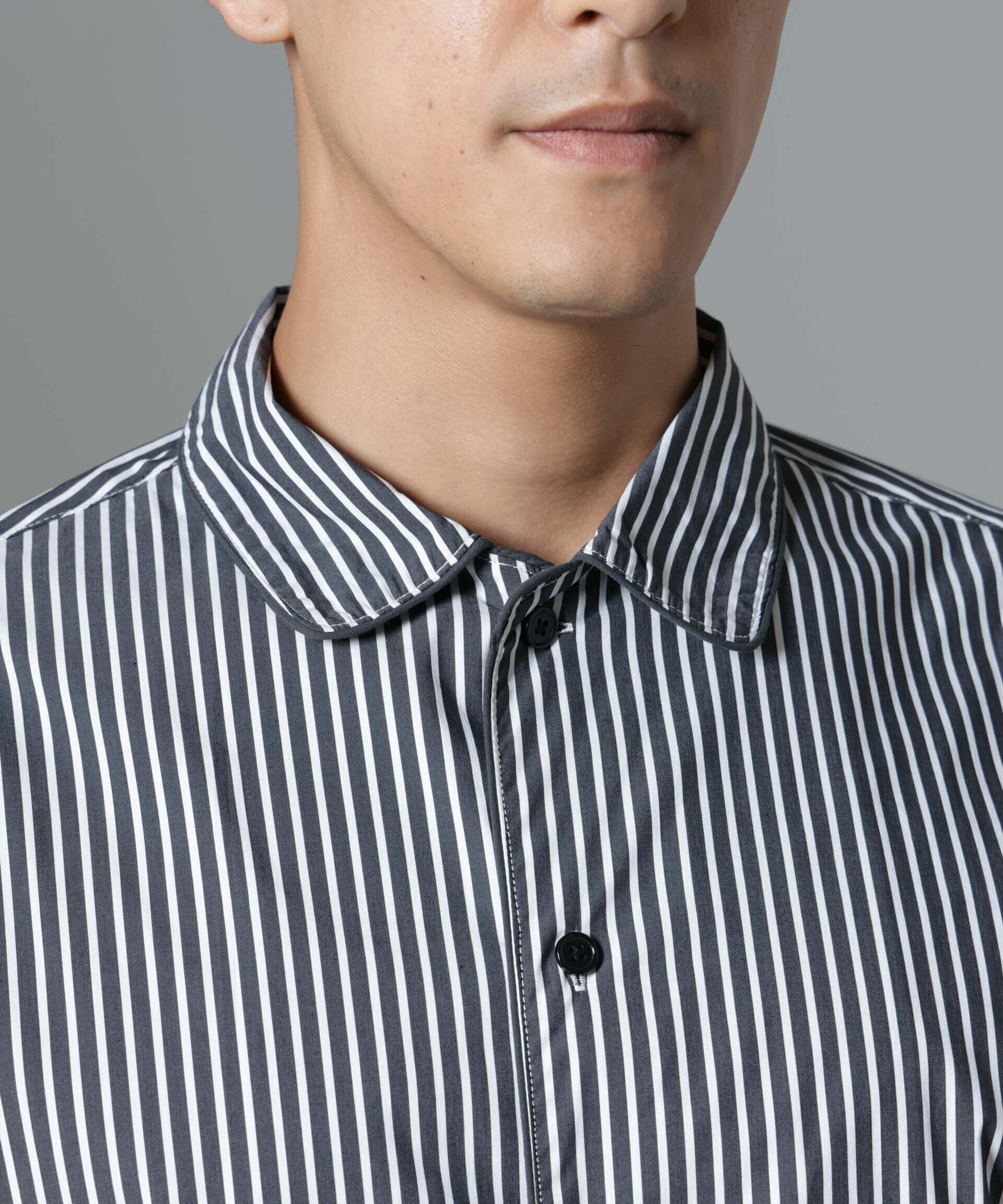 nano･universe「｢NJ/CLUB｣HOMESTOCK ストライプシャツ」|シャツ・ブラウス|