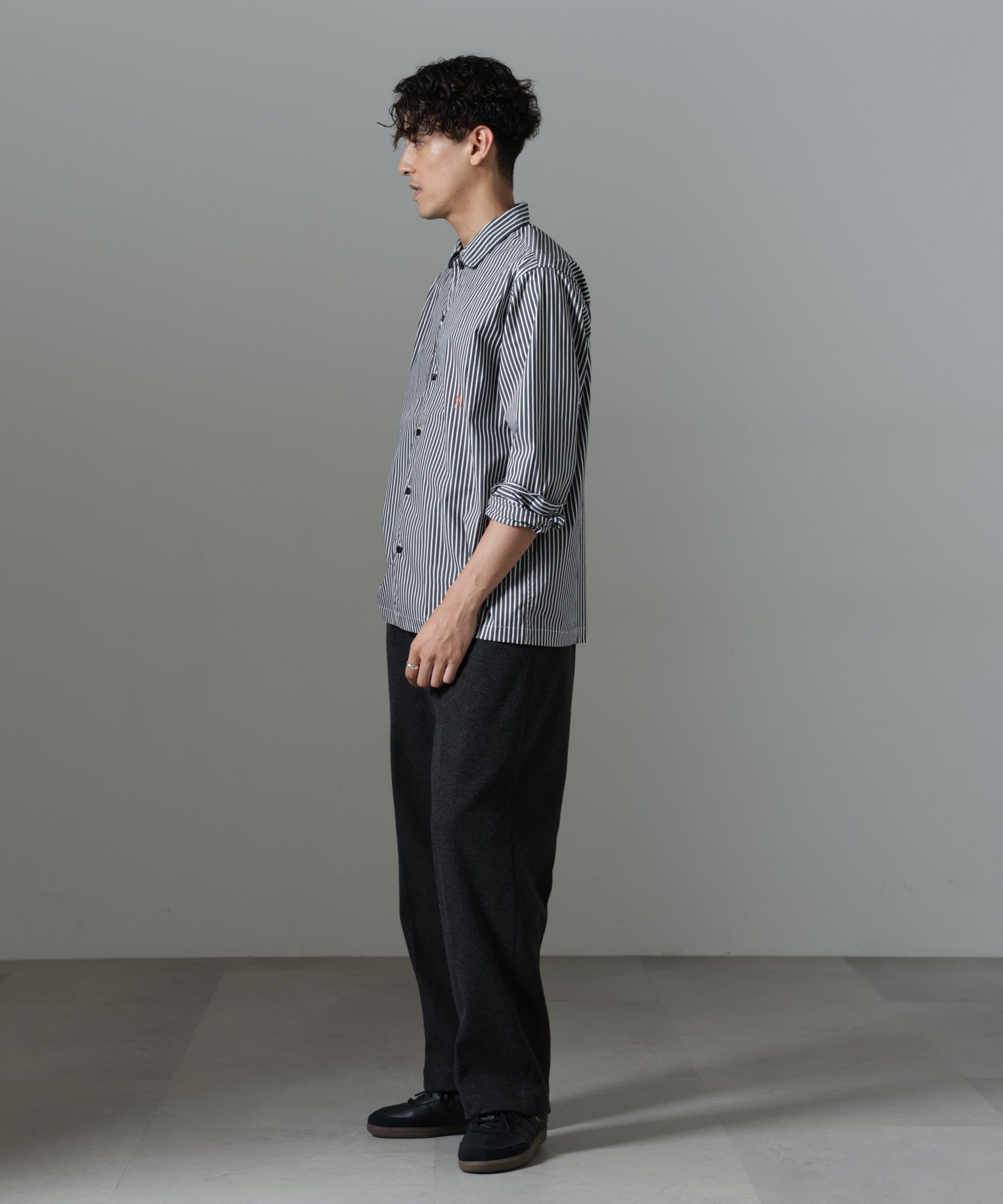 nano･universe「｢NJ/CLUB｣HOMESTOCK ストライプシャツ」|シャツ・ブラウス|