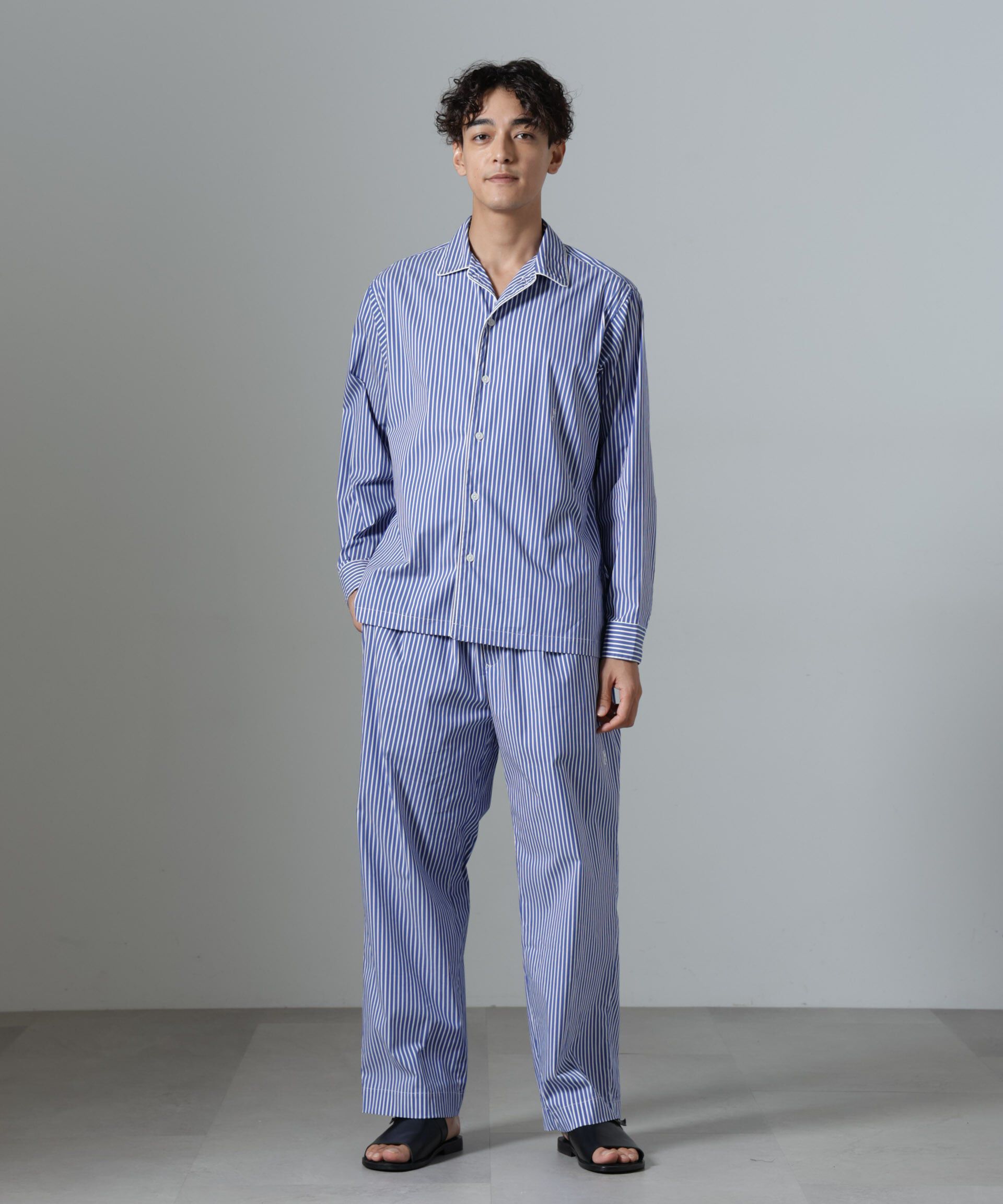 nano･universe「｢NJ/CLUB｣HOMESTOCK ストライプシャツ」|シャツ・ブラウス|