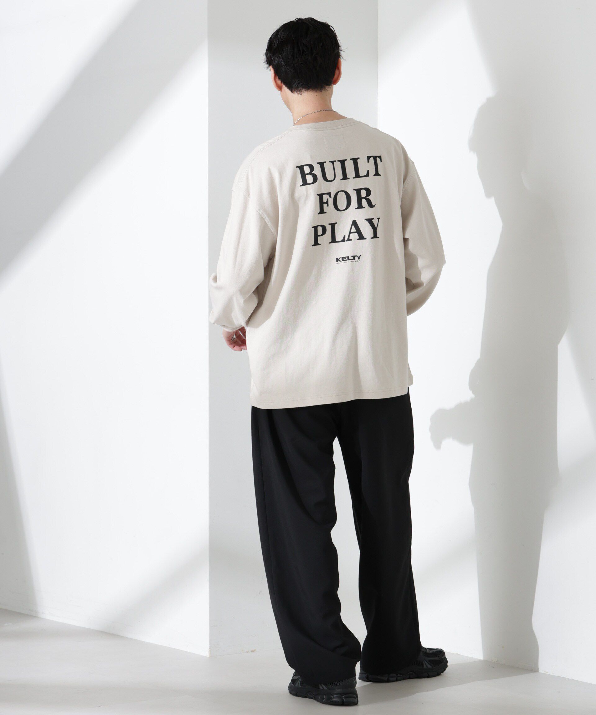 nano･universe「「KELTY&times;NANO universe」USAコットン天竺Tシャツ長袖」|Tシャツ・カットソー|