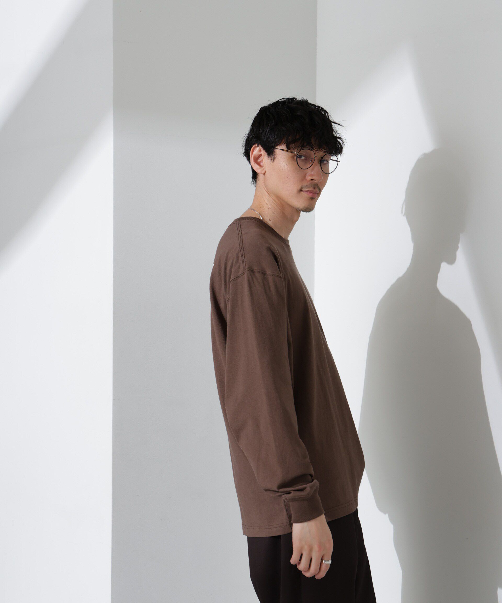 nano･universe「「KELTY&times;NANO universe」USAコットン天竺Tシャツ長袖」|Tシャツ・カットソー|