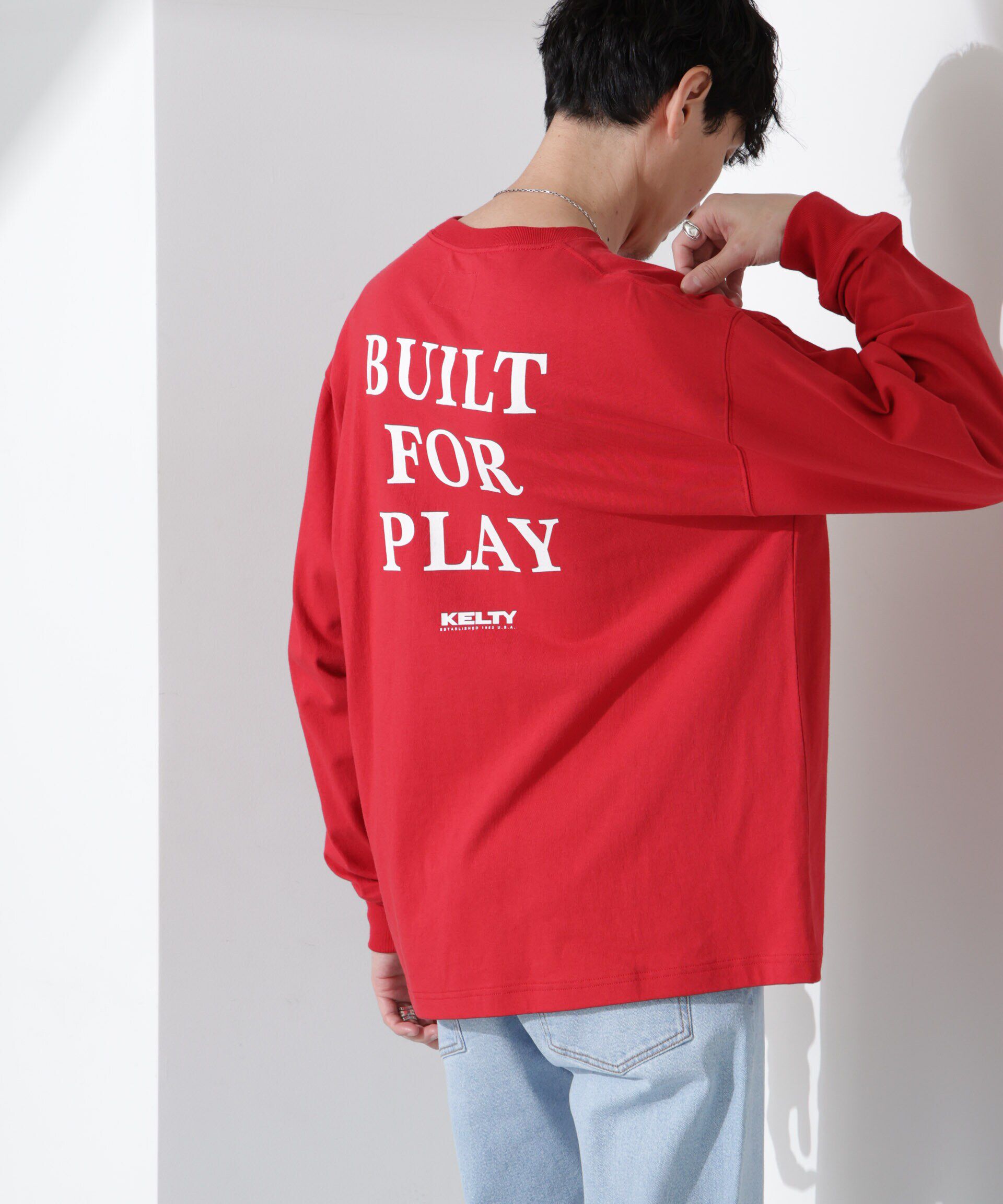 nano･universe「「KELTY&times;NANO universe」USAコットン天竺Tシャツ長袖」|Tシャツ・カットソー|