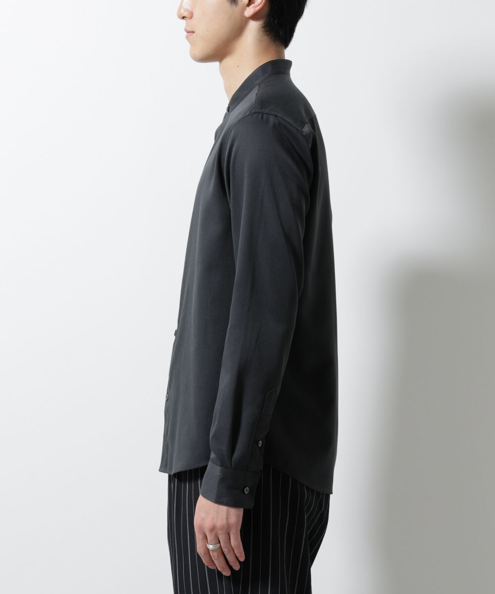 nano･universe「スタンダードバンドカラーシャツ/長袖」|シャツ・ブラウス|