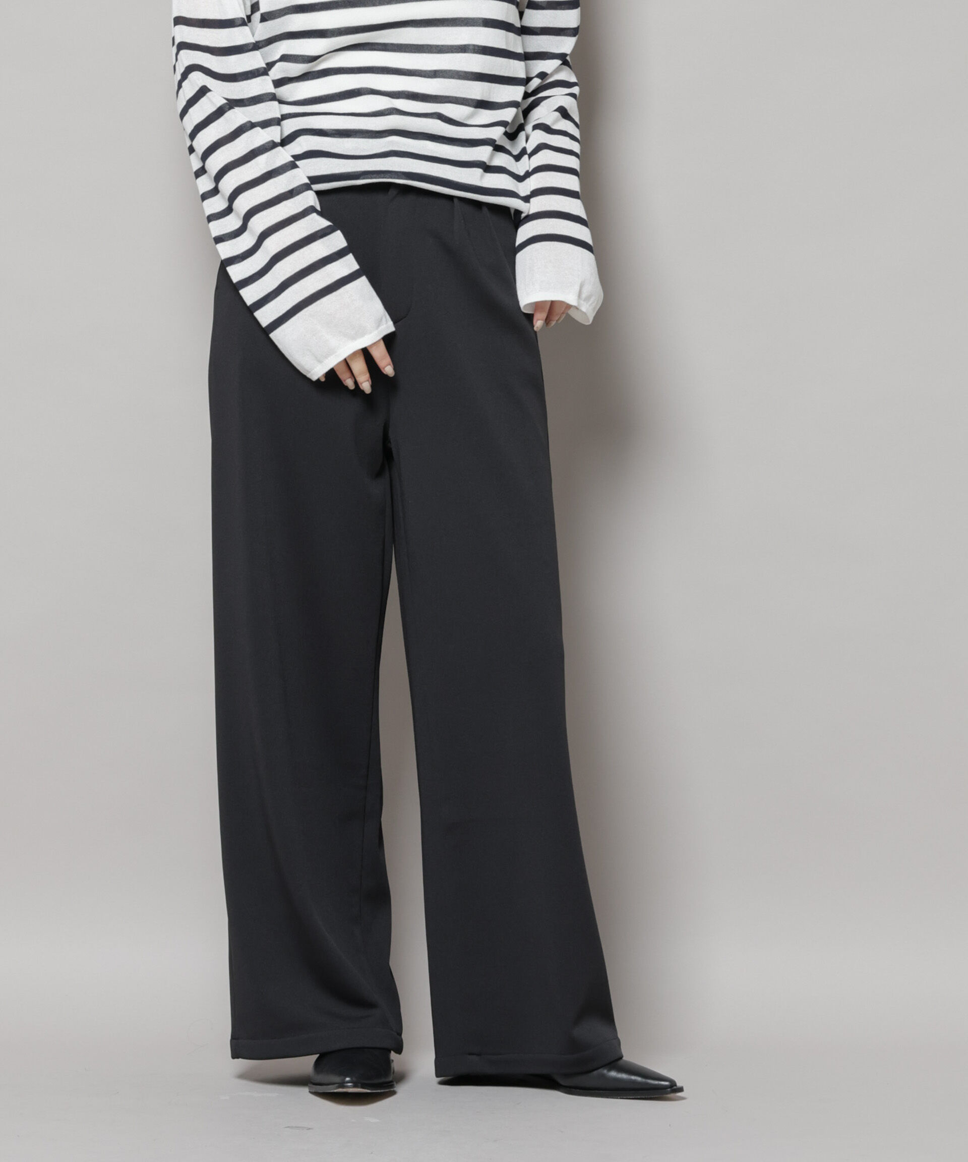 nano･universe「「MC」coveross(R)フリースボンディングパンツ(セットアップ可)」|チノ|