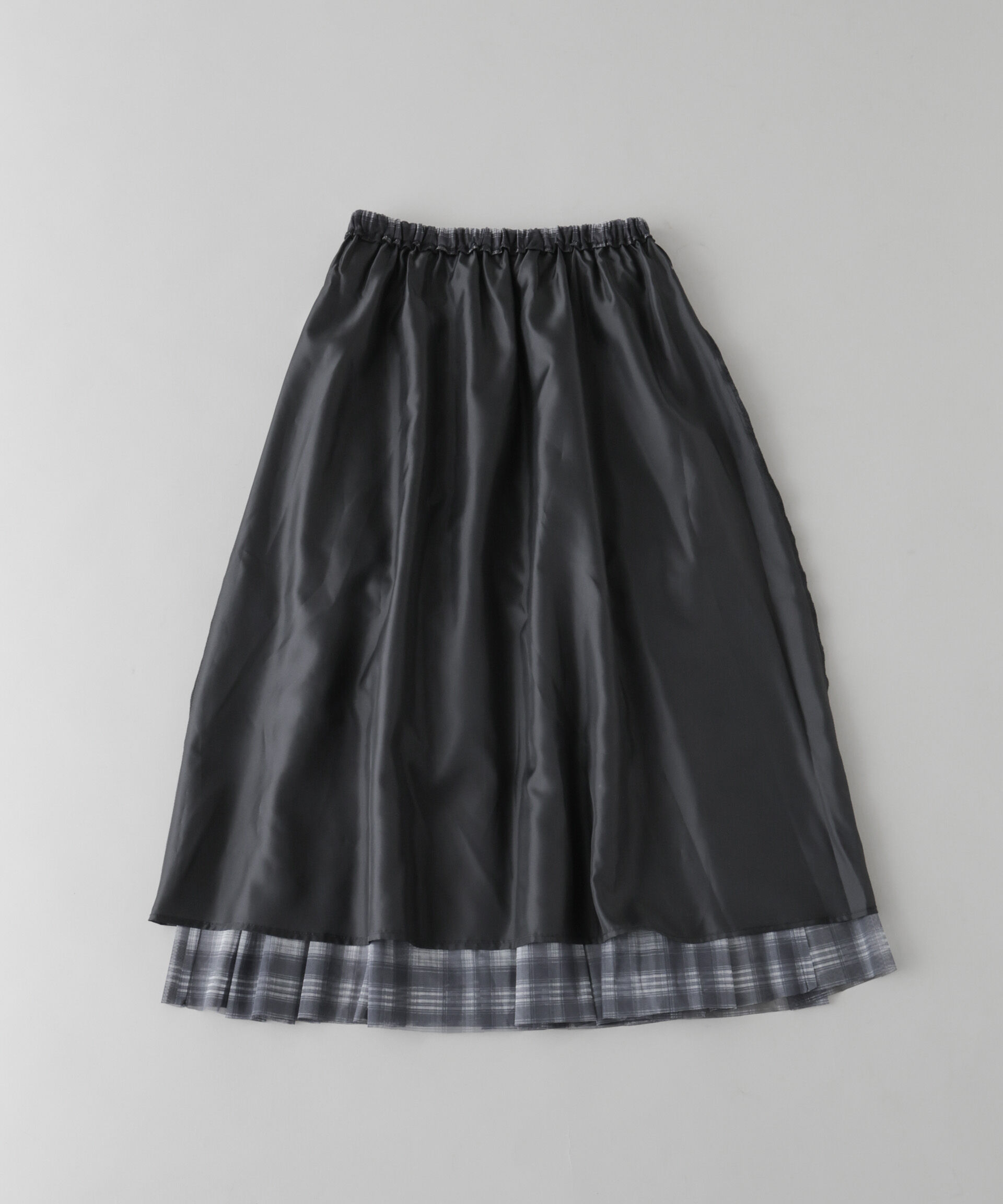 nano･universe「オンブレーチェックチュールスカート」|スカート|
