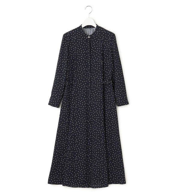 23区「【洗える】バックサテンアムンゼン タイプリント ワンピース」|ワンピース|