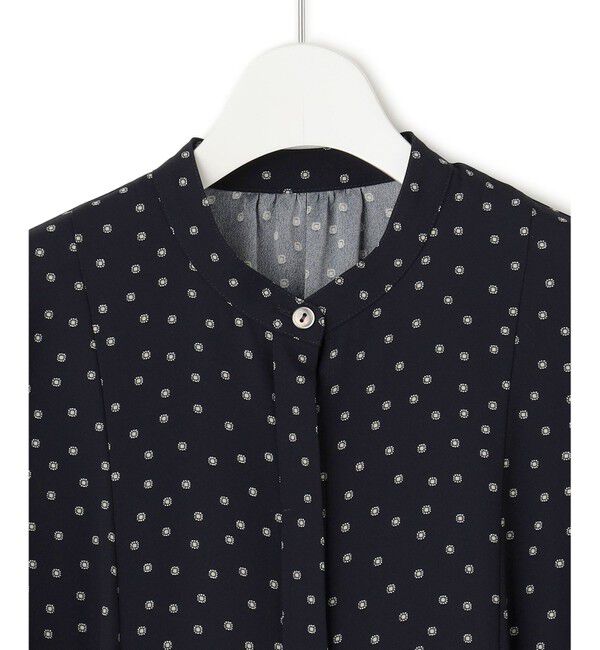 23区「【洗える】バックサテンアムンゼン タイプリント ワンピース」|ワンピース|