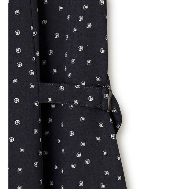 23区「【洗える】バックサテンアムンゼン タイプリント ワンピース」|ワンピース|