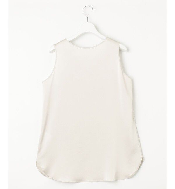 23区「【洗える】サテン タンクトップ」|タンクトップ|