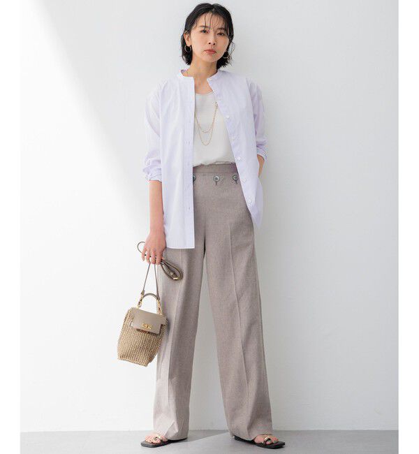 23区「【洗える】サテン タンクトップ」|タンクトップ|