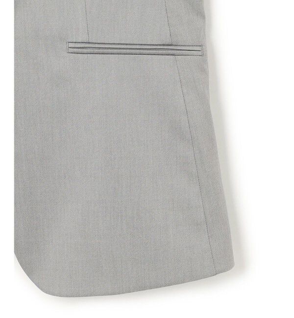 23区「【セットアップ対応/洗える】ストレッチシャンブレー テーラードジャケット」|テーラードジャケット|