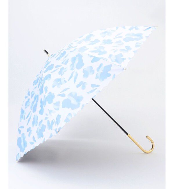 ANY SIS「【WEB・一部店舗限定】遮光ニュアンスフラワー アンブレラ」|傘|ブルー