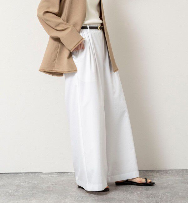 NOLLEY'S「ウォッシャブルエクセルテックタンブラー2タックワイドパンツ」|その他|