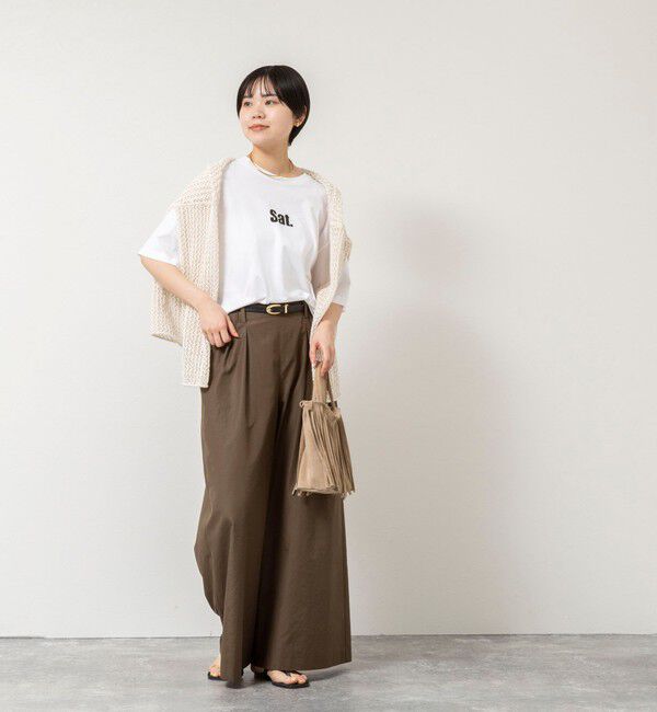 NOLLEY'S「ウォッシャブルエクセルテックタンブラー2タックワイドパンツ」|その他|