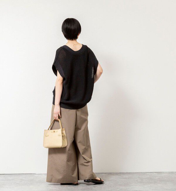 NOLLEY'S「ウォッシャブルエクセルテックタンブラー2タックワイドパンツ」|その他|