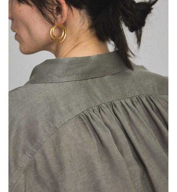 SALON adam et rope'「リネンオーバーシャツ［GENTLE LINEN］」|シャツ・ブラウス|