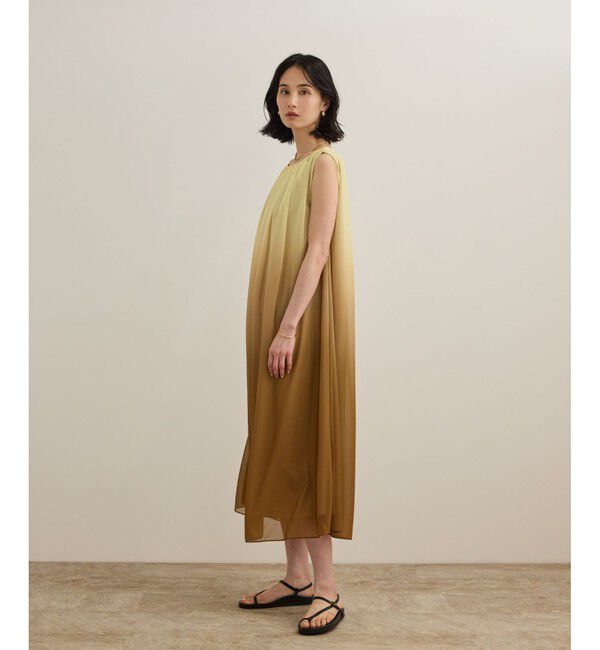 ROPE「ブライトネスヤーンギャザーワンピース/洗える」|ワンピース|