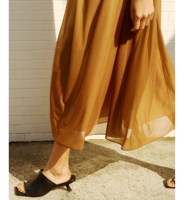 ROPE「ブライトネスヤーンギャザーワンピース/洗える」|ワンピース|