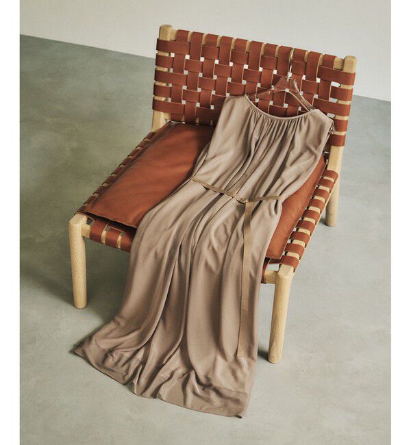 ROPE「ブライトネスヤーンギャザーワンピース/洗える」|ワンピース|ベージュ(27)