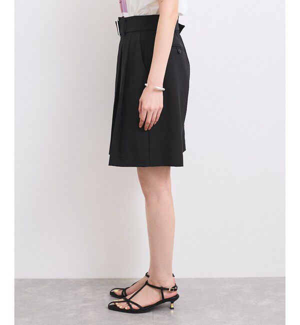 VIS「【セットアップ対応】ベルト付きバミューダパンツ」|チノ|