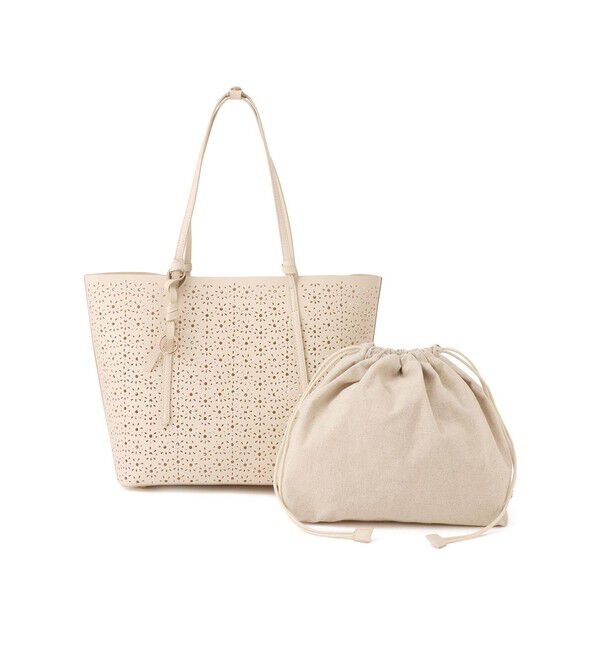 ROPE PICNIC PASSAGE「フルーレットパンチングレーストートバッグ/A4対応」|トートバッグ|