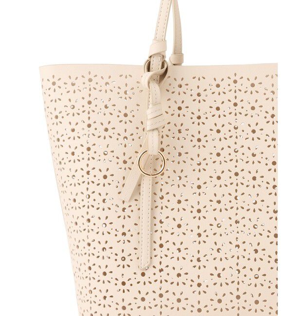 ROPE PICNIC PASSAGE「フルーレットパンチングレーストートバッグ/A4対応」|トートバッグ|