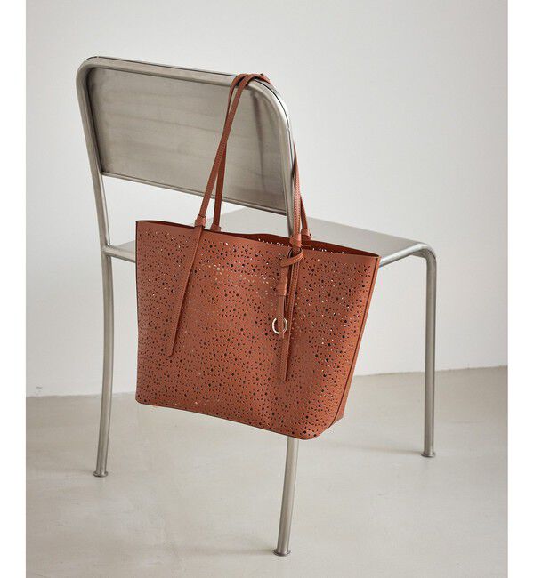 ROPE PICNIC PASSAGE「フルーレットパンチングレーストートバッグ/A4対応」|トートバッグ|