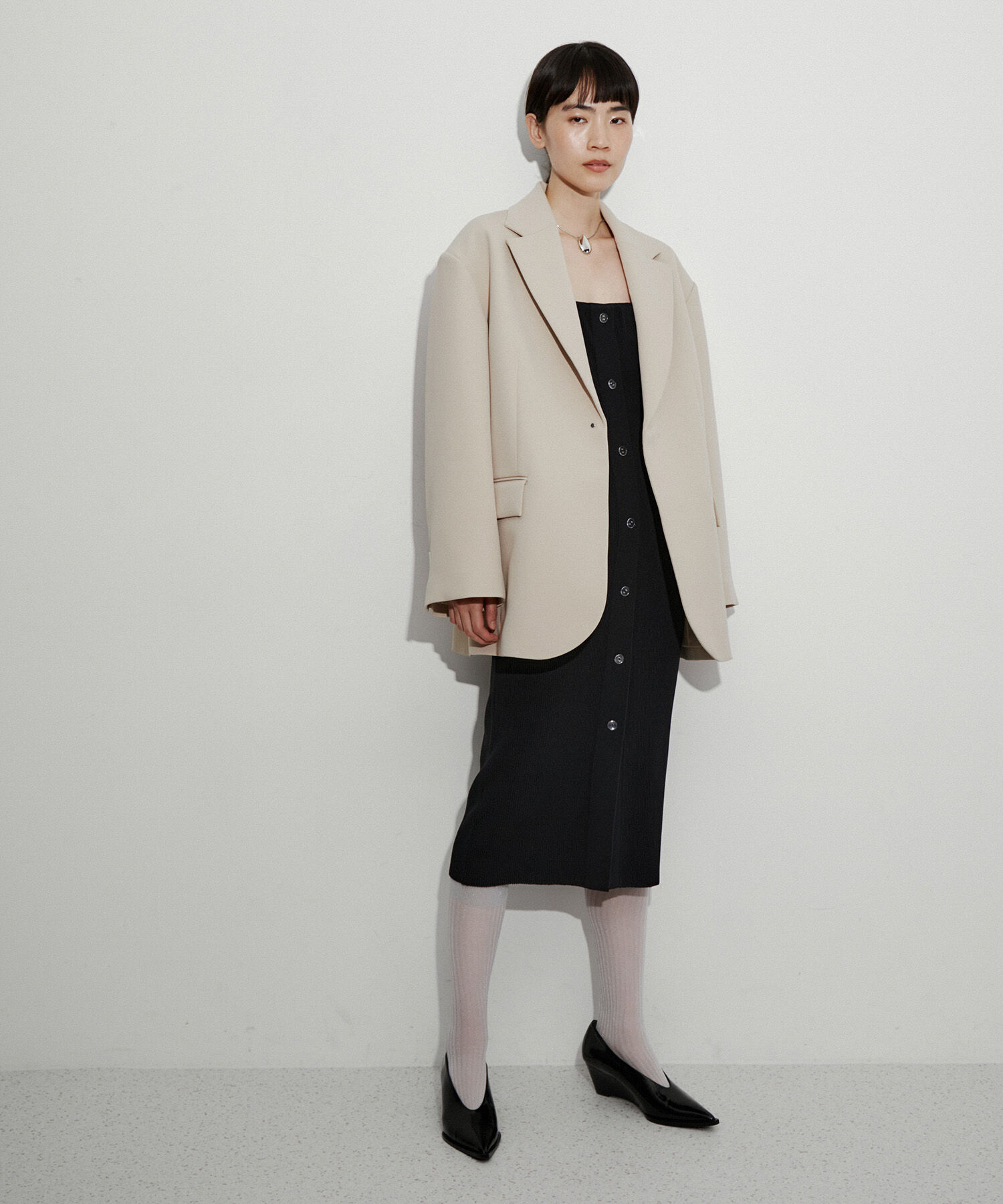 ADAM ET ROPE'「2WAYリブニットスカート」|スカート|