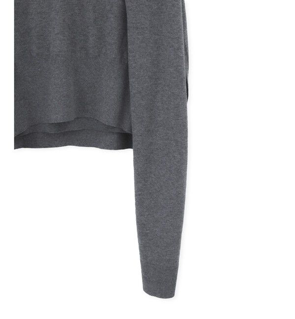 ADAM ET ROPE'「ラップストールコンビノースリーブプルオーバー」|ニット・セーター|