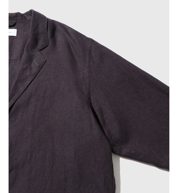 ADAM ET ROPE'「リネン シャツジャケット」|テーラードジャケット|