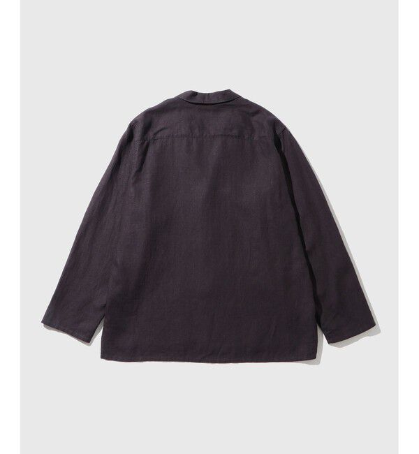 ADAM ET ROPE'「リネン シャツジャケット」|テーラードジャケット|