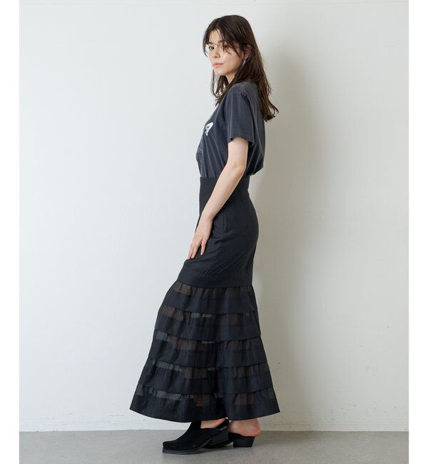  「オーガンジーマーメイドスカート4」|スカート|