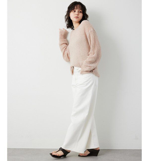 THE PAUSE「【THE PAUSE】メッシュプルオーバー」|ニット・セーター|