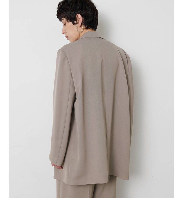  「ツイルダブルブレストジャケット」|テーラードジャケット|