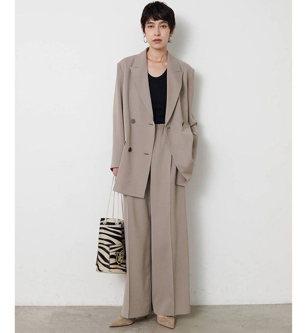  「ツイルダブルブレストジャケット」|テーラードジャケット|