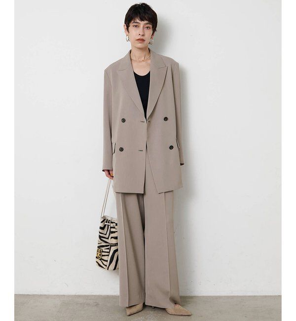  「ツイルダブルブレストジャケット」|テーラードジャケット|