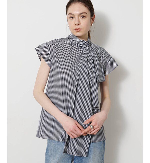  「シアーボウタイブラウス」|シャツ・ブラウス|オフホワイト