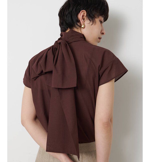  「シアーボウタイブラウス」|シャツ・ブラウス|