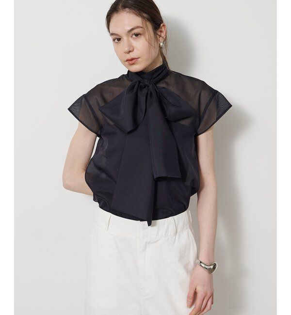  「シアーボウタイブラウス」|シャツ・ブラウス|