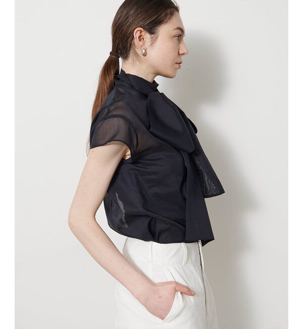  「シアーボウタイブラウス」|シャツ・ブラウス|