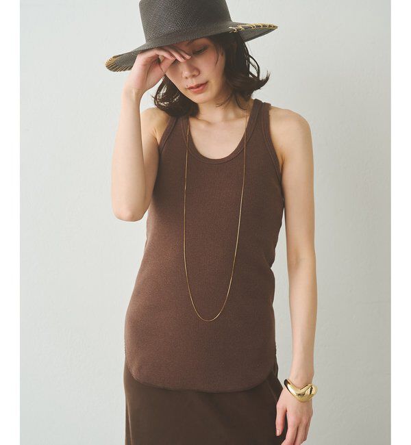  「ヴィンテージテレコタンク」|Tシャツ・カットソー|ブラウン