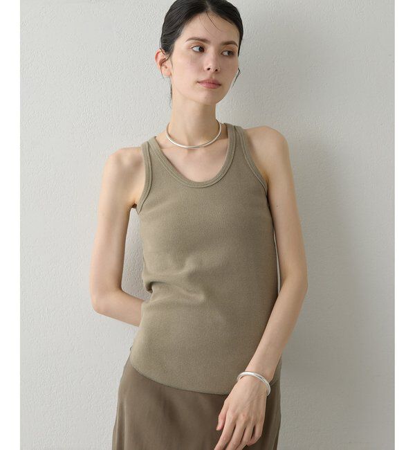  「ヴィンテージテレコタンク」|Tシャツ・カットソー|カーキ