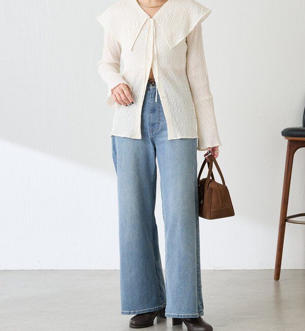  「ビッグカラーカーディガン」|Tシャツ・カットソー|